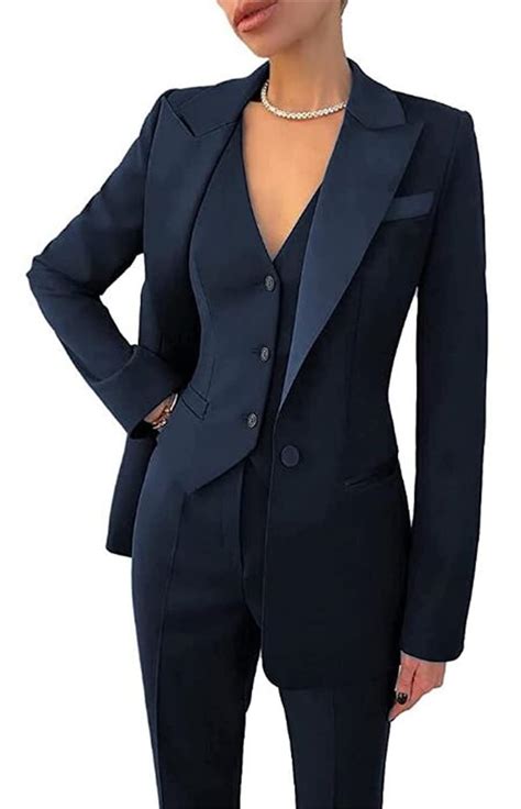 navy blue womens suits